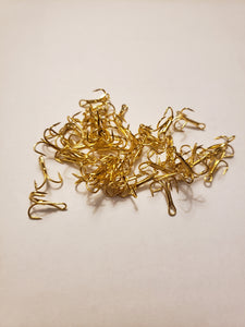 Gold Treble Hook (50 Pack)